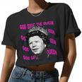 Biden God Save The Queen Women Cropped T-shirt