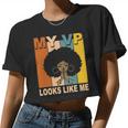 Black Girl My Vp Looks Like Me Retro Hoodie Women Cropped T-shirt