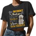 Coton De Tulear Dear Mommy Thank You For Being My Mommy Women Cropped T-shirt