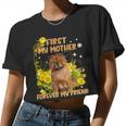 First My Mother Forever My Friend Dog Mom V3 Women Cropped T-shirt