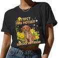 First My Mother Forever My Friend Dog Mom V5 Women Cropped T-shirt