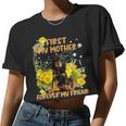 First My Mother Forever My Friend Dog Mom Women Cropped T-shirt