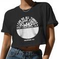 Christian Girls Cool Christian Baseball Women Cropped T-shirt