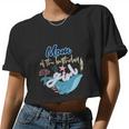 Mom Of The Birthday Girl Under The Sea Women Cropped T-shirt