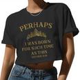 Happy Purim Queen Esther For Such A Time As This Megillah Women Cropped T-shirt