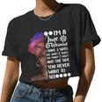 I'm A June Woman Cute Birthday Tshirt Women Cropped T-shirt
