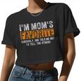 I'm Mom's Favorite Seriously She Told Me Not To Tell Women Cropped T-shirt