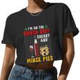 I'm On The Santa Diet Sherry And Mince Pies Women Cropped T-shirt