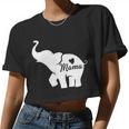Mama Elephant Women Cropped T-shirt