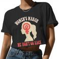 March We Won't Go Back Women's March October 8 2022 Women Cropped T-shirt