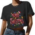 Merry Christmas V4 Women Cropped T-shirt