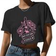 Mind Your Own Uterus Pro Choice Feminist Women's Rights Women Cropped T-shirt