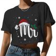 Mr Claus Matching Family Christmas V2 Women Cropped T-shirt