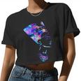 Nefertiti Egyptian Queen Women Cropped T-shirt