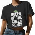 Queen Of The Green Beans Women Cropped T-shirt