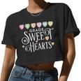 Second Grade Teacher Valentines Class Full For Sweethearts Women Cropped T-shirt