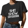 Shitshow Supervisor Tee Women Cropped T-shirt