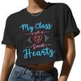 Teachers Valentines Day Class Full Of Sweethearts Women Cropped T-shirt