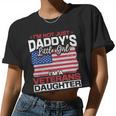 Us I´M Not Just Daddys Little Girl I´M A Veterans Daughter 158 Women Cropped T-shirt