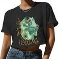 A Wee Bit Irish For Today Flamingo St Patrick's Day Women Cropped T-shirt
