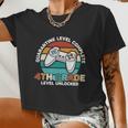 4Th Grade Level Unlocked First Day Of School Back To School Women Cropped T-shirt