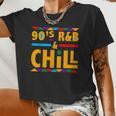 90'S R&B & Chill African American Music Lovers Women Women Cropped T-shirt