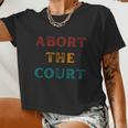 Abort The Court Women Cropped T-shirt