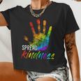 Anti Bullying Handprint For Teachers To Spread Kindness Women Cropped T-shirt