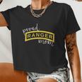 Army Ranger Mom Proud Ranger Mom Tab Women Cropped T-shirt