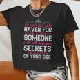 An Aunt Is A Safe Haven For A Child Someone Who Will Keep Your Secrets And Is Always On Your Side Women Cropped T-shirt