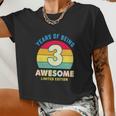 Awesome Retro 3Rd Birthday Boy Girl Women Cropped T-shirt