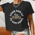 Boys Mama From Son Up To Son Down Plus Size Shirts For Mom Son Mama Women Cropped T-shirt