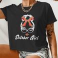 Cute October Girl Birthday Women Cropped T-shirt