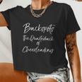 Cute Quote Cheer Backspots The Quarterback Of Cheerleading Meaningful Women Cropped T-shirt