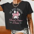 Dog Mom Dog Breed Animal Great Dane Mom Women Cropped T-shirt