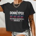 Donkey Pox The Disease Destroying America Donkeypox V5 Women Cropped T-shirt