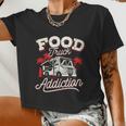 Food Truck Great Love Food Truck Addiction Women Cropped T-shirt