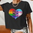 Free Mom Hugs Lgbt Support V2 Women Cropped T-shirt