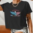 4Th Of July American Eagle Women Cropped T-shirt
