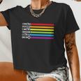 Flag Rainbow Lgbt Pride Month 2022 Women Cropped T-shirt