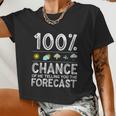 Meteorology For Weather Enthusiasts Cool Weatherman V2 Women Cropped T-shirt