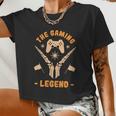 The Gaming Legend Women Cropped T-shirt