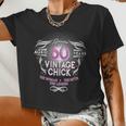 Genuine Aged 60 Years Vintage Chick 60Th Birthday Tshirt Women Cropped T-shirt