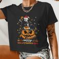 Happy Hallothanksmas Christmas Merry Christmas 2021 Jack Women Cropped T-shirt