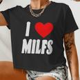 I Heart Milfs Tshirt Women Cropped T-shirt