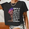 I'm A June Woman Cute Birthday Tshirt Women Cropped T-shirt