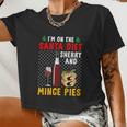 I'm On The Santa Diet Sherry And Mince Pies Women Cropped T-shirt