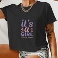 Its A Girl Baby Women Cropped T-shirt