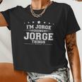 Im Jorge Doing Jorge Things Women Cropped T-shirt