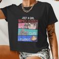 Just A Girl Who Loves Anime Women Cropped T-shirt